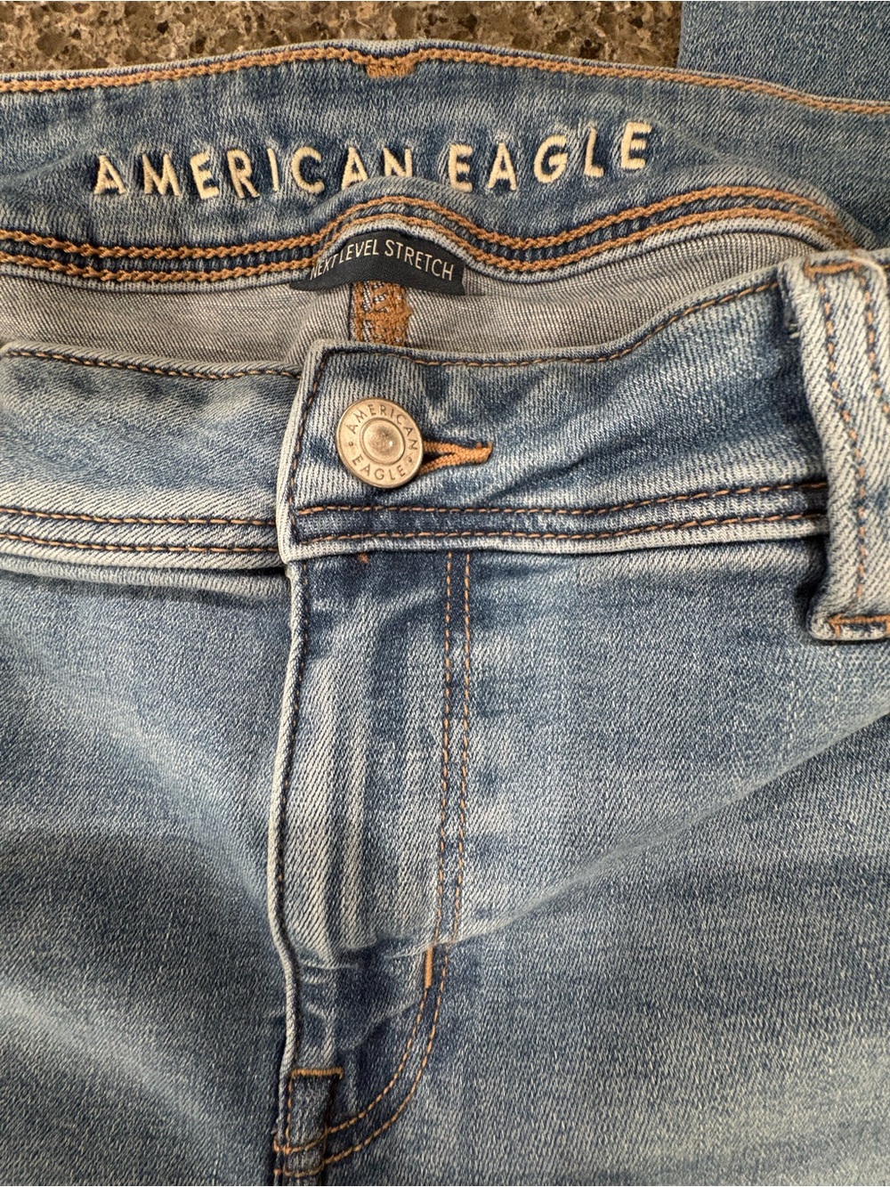 American Eagle Next Level Stretch Bootcut Jeans Size 10 X-Long Tall - Picture 8 of 11